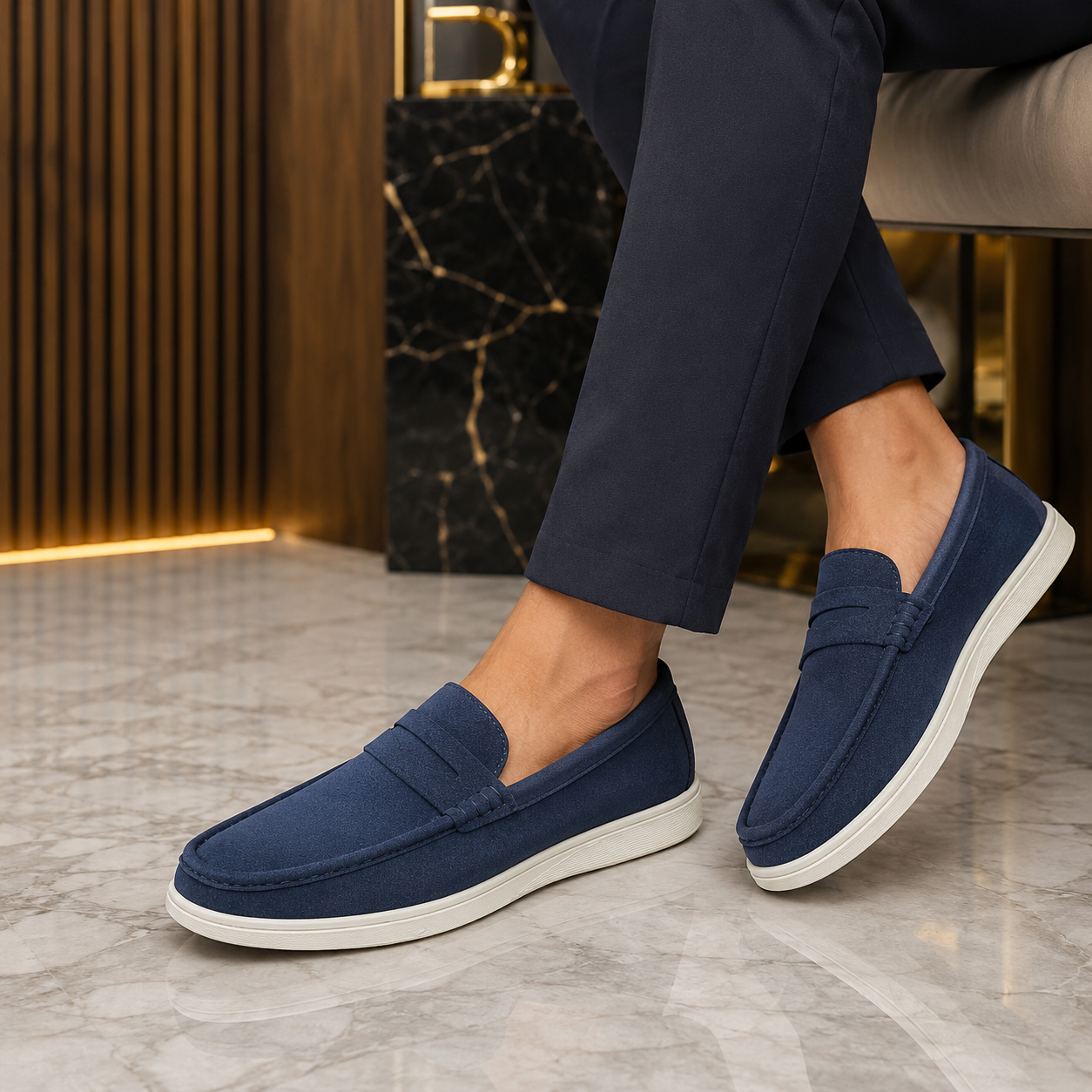 5016 Rubber Sole Loafer