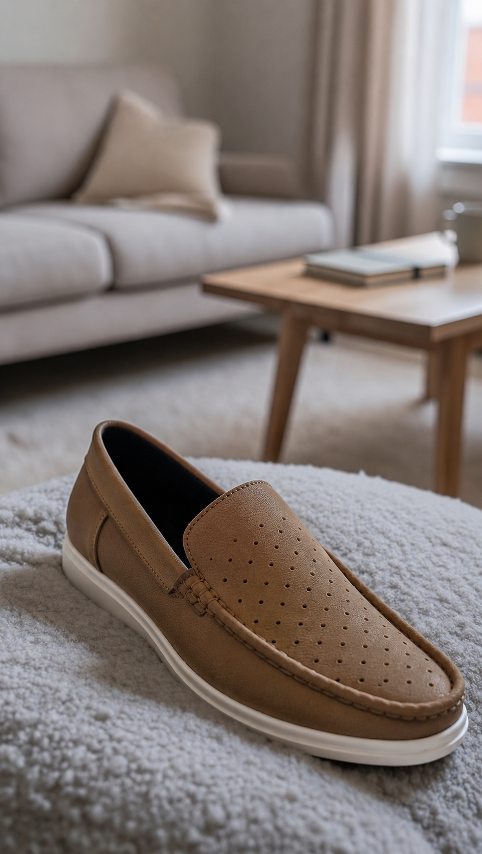 5014 Suede Leather Loafer