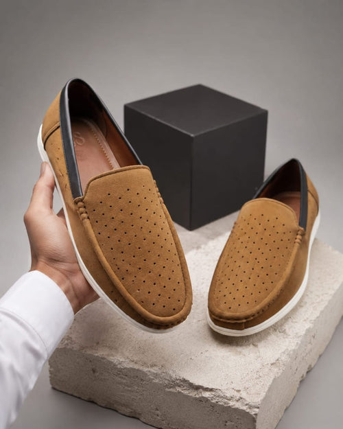 5014 Suede Leather Loafer