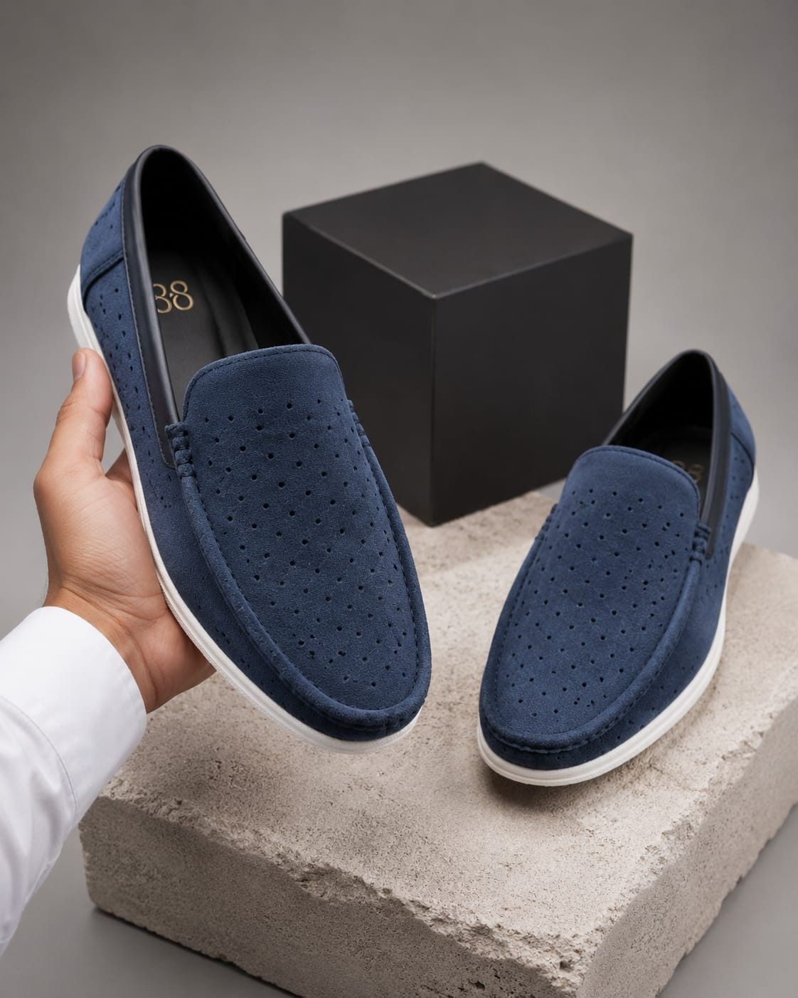 5014 Suede Leather Loafer